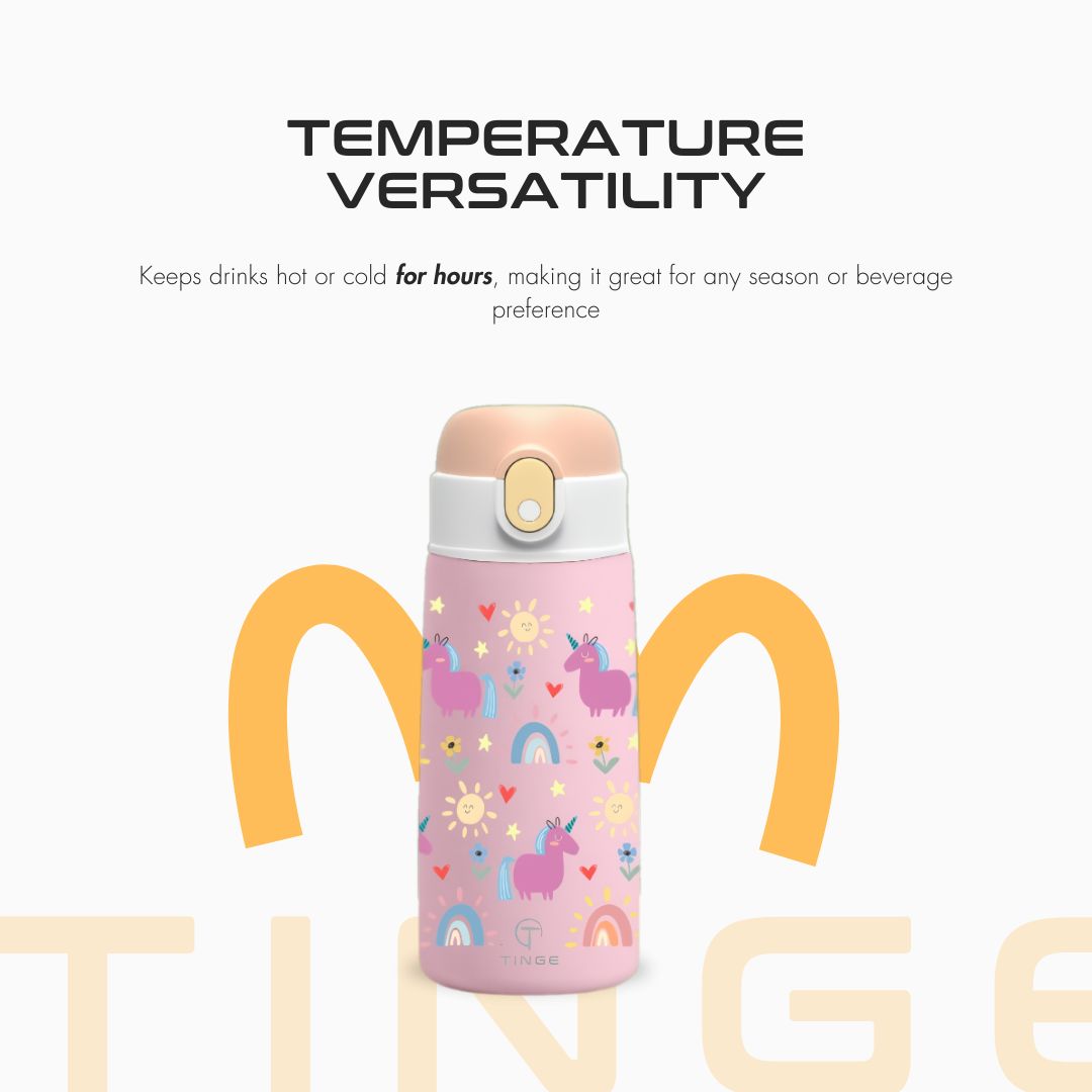 Tinge Kids’ 16oz Stainless Steel Water Bottle